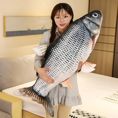 Giant Fish Plush Realistic Pillow