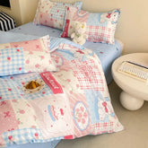 Ins Cream Bedding Set