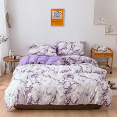 Geometric Ink Wash Print Bedding Set