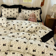 French Floral Bedding Set