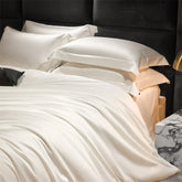 Hotel Grade Solid Color Luxury 1000TC Long Staple Cotton Soft Bedding Set