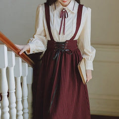 Conjunto de 2 piezas de Voz del Viento Dark Academia