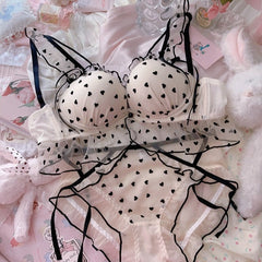 Fairycore Heart Larme Puppen-Dessous-Set