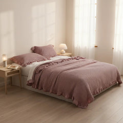 100% Cotton Solid Color Soft No Shedding Bedding Set