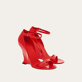Round Toe One Piece with Super High Slope Heel