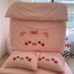 Cute Pig Bedding Set