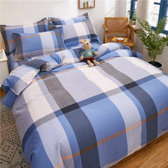 Geometric comforter cover 100% Minimal 1 piece Cotton Skin-friendly Duvet cover Quilt covers for queen king single size bed