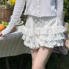 Princesscore – Pumphose mit Spitzenrüschen