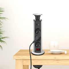 Cable Organizer Table Socket Pop-Up Power Strip