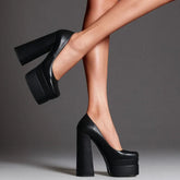 Extra Large Size Platform High-Heeled Shoes