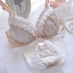 Flirty Coquette 2-teiliges Dessous-Set aus Satin