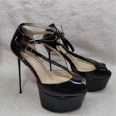 Black Patent Leather Wedding Shoes