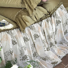 French Romance Large Lace Ruffles Princess Bedding Set