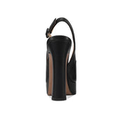 Cowhide Pointed Toe High Heel