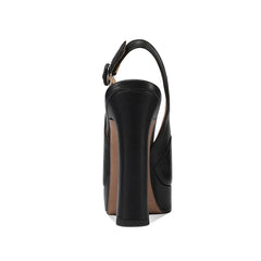 Cowhide Pointed Toe High Heel