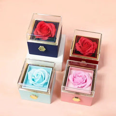 Eternal Rose Spin Display Jewelry Box