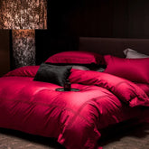 1000TC Egyptian Cotton Burgundy Luxury Bedding Set