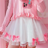 Minirock im Lizzy Coquette-Stil mit Schleifen