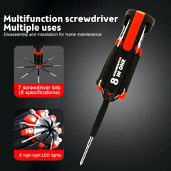 Bright Fix 8in1 LED Multi-Tool Screwdriver