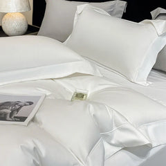 600TC Egyptian Cotton Luxury Solid Solor Hotel Style Bedding Set