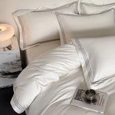 Luxury 1000TC Egyptian Cotton Solid Color Hotel Style Embroidery Bedding Set