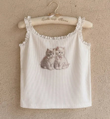 Top camisola coqueta Nice Day Kitten