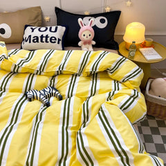 Green Plaid Bedding Set