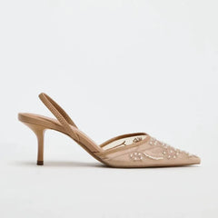 Brand Designer White Women Pumps