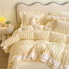 Princess Style Seersucker Bedding Set