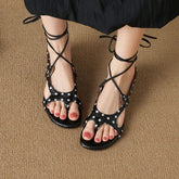 printed polka dot cowhide mid Heel