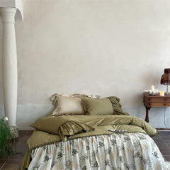French Romance Large Lace Ruffles Princess Bedding Set