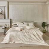 1000TC Egyptian Cotton Soft Silky Satin Jacquard Embroidery Luxury Bedding Set