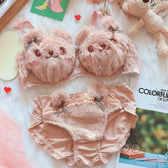 Bär Plüsch-Kawaii-Dessous-Set