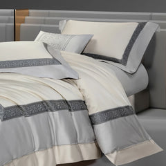 Premium 1200TC Egyptian Cotton Embroidery Luxury Hotel Style Bedding Set