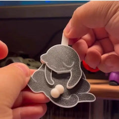 Playful Cat Quirky Keychain