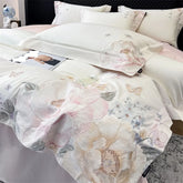 Luxury Floral Embroidery Bedding Set