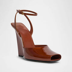 Stylish Peep-Toe High Wedge Heel