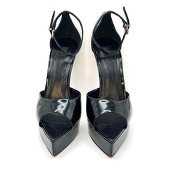 Nude Patent Leather Banquet Shoes