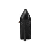 Embossed sheepskin Pointed to thin Heels