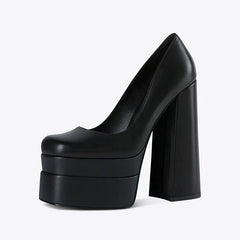 Extra Large Size Platform High-Heeled Shoes