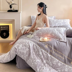 Winter Velvet Bedding Set