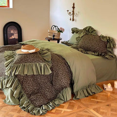 100% Cotton Vintage Pastoral Style Bedding Set