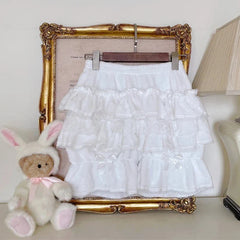 Pantalones cortos tipo lolita con estampado de terciopelo Heidi