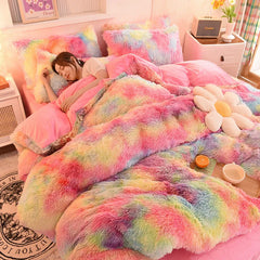 Winter Thicken Velvet Bedding Set