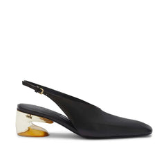 Sandalias de tacón alto transparentes para mujer