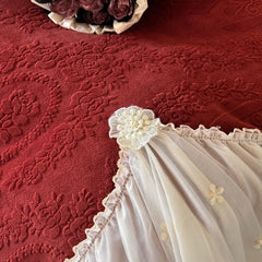 4Pcs French Princess Style Carved Velvet Warm Winter Bedding Set