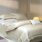 Luxury 1000TC Lyocell Cotton Soft Silky Solid Color Simple Bedding Set