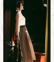 2-teiliges kariertes Dark Academia-Set