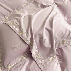 High Quality Long Staple Cotton Embroidery 4 Piece Bedding Set