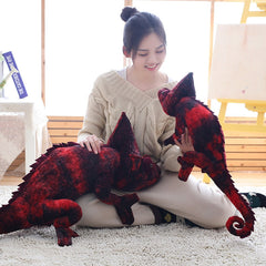 Peluche de lagarto camaleón de imitación, almohada divertida, truco creativo, regalo de cumpleaños para hombres y mujeres.